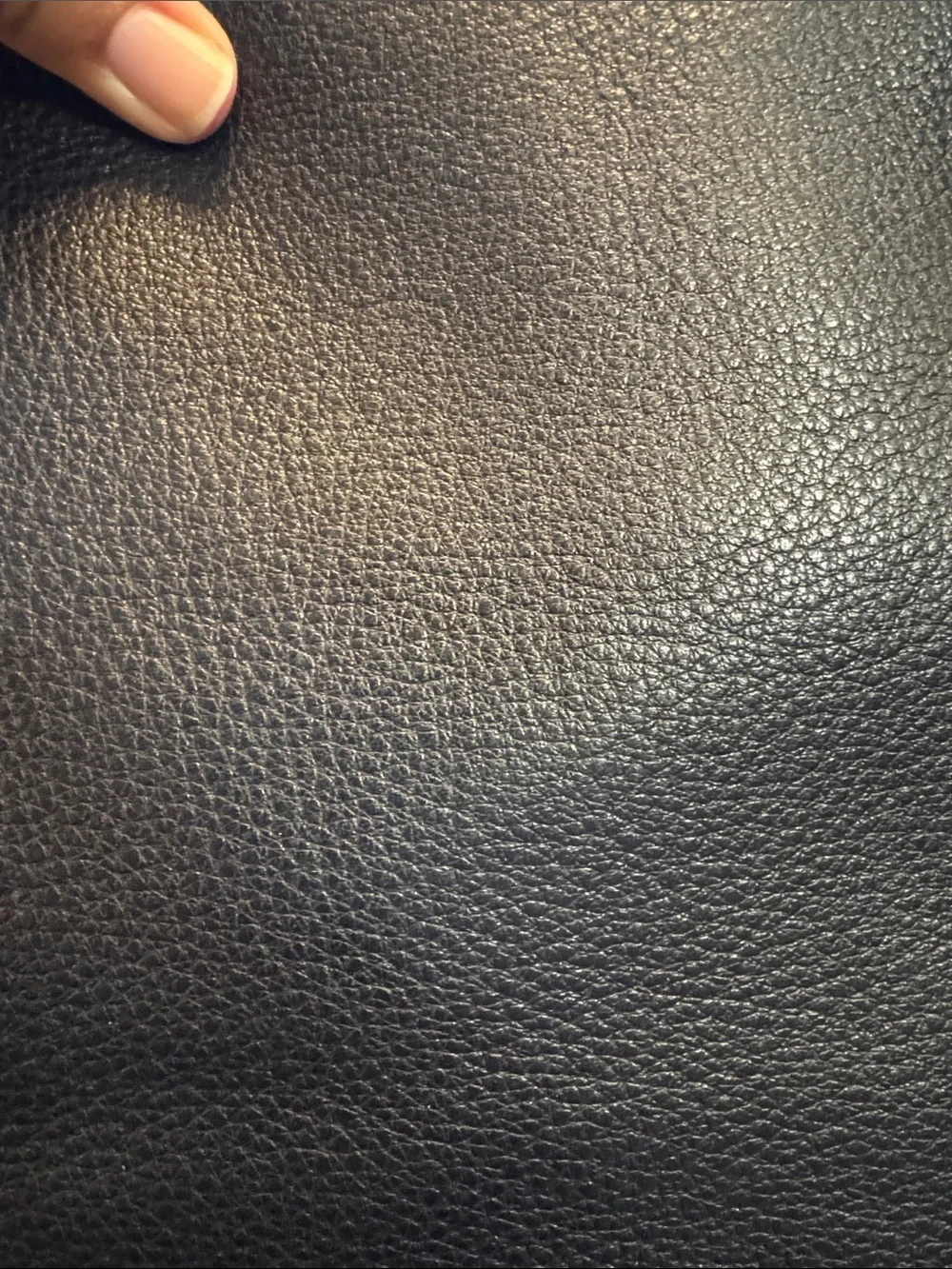 NWT$278 Michael Kors Black Pebbled Leather Tote Tan Straps Career Travel *FLAWED